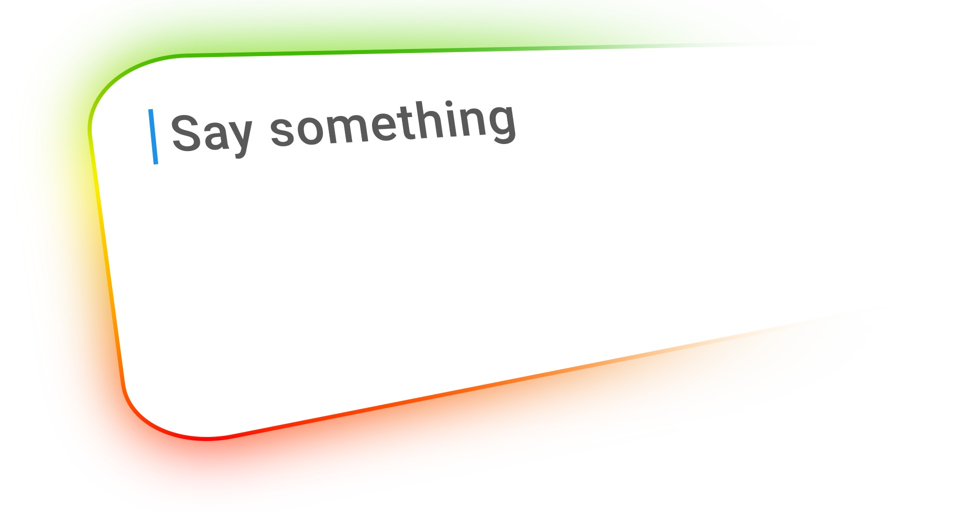 Custom banner message input